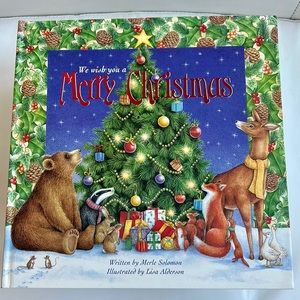 We Wish You a Merry Christmas Hardcover Book with Music